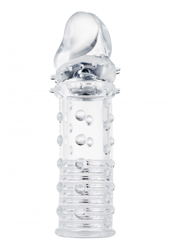 Gaine de pénis Stud Sleeve 15 x 4.2cm Transparente 