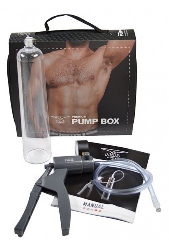 Kit Pompe à pénis Pump Box Mr B 23cm 