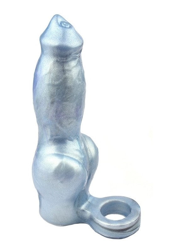 Gaine de pénis Knot 18 x 6.5 cm Bleu 