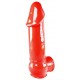 Gaine de pénis Zizi Megamen Bite 19 x 5 cm Rouge 