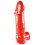 Gaine de pénis Zizi Megamen Bite 19 x 5 cm Rouge
