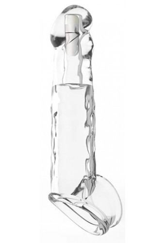 Gaine de pénis vibrante Silyvizz 16 x 4 cm Transparente 