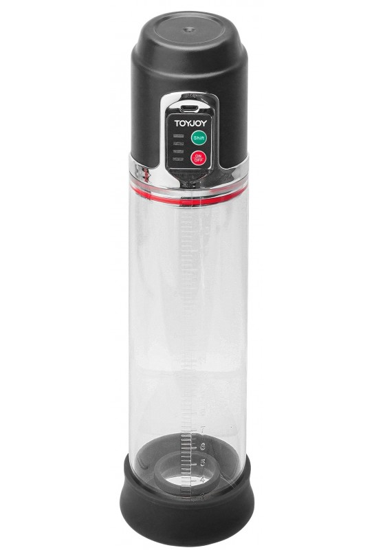 Pompe à Pénis Automatique Powerpump 18.5 x 5.8cm Noir 