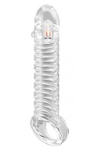 Gaine pénienne vibrante Mystic Infinite 15 x 4cm 