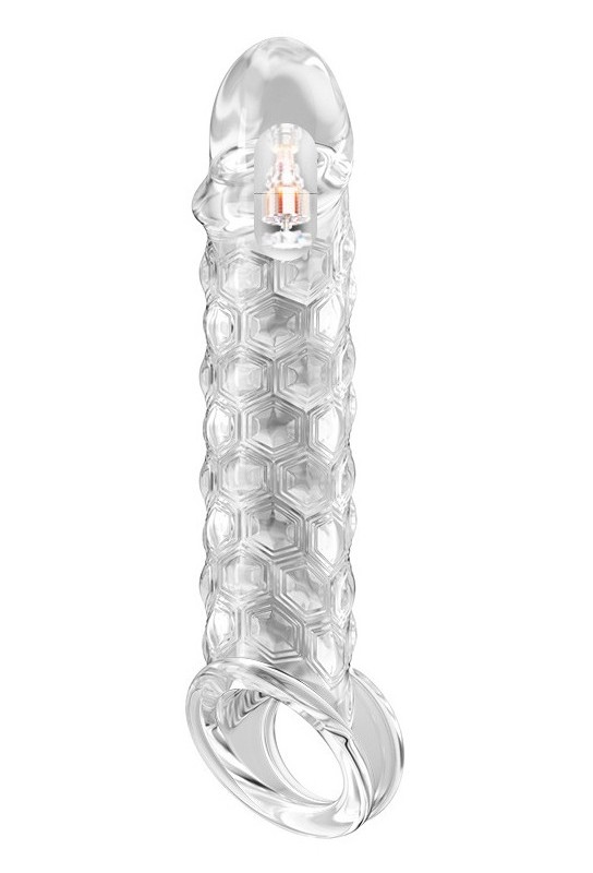 Gaine pénienne vibrante Mystic Hexa 15 x 4cm 
