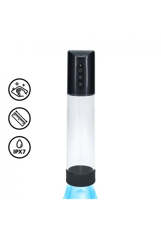 Pompe à pénis Hyperpump 20 x 5.8 cm Noire 
