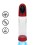 Pompe à pénis Cyberpulse 21 x 6 cm Rouge