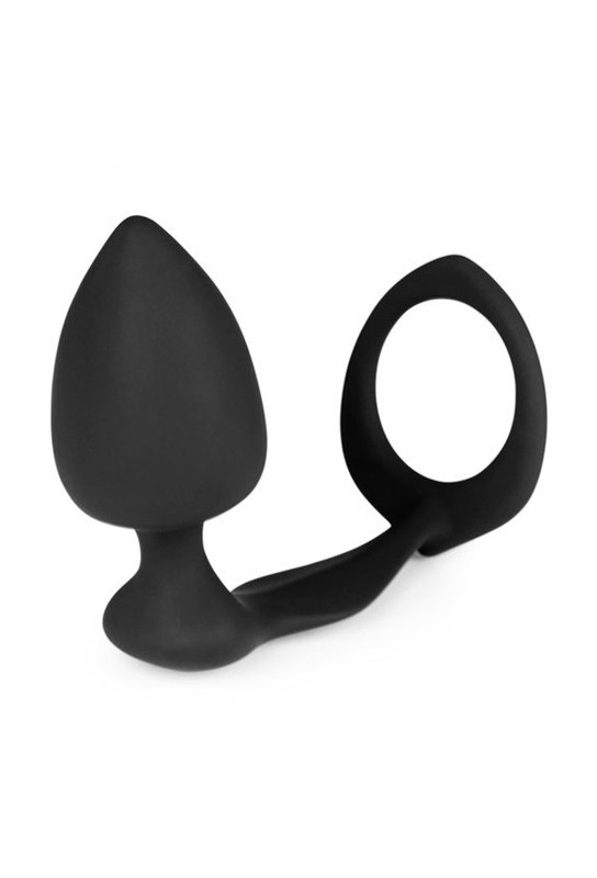 Plug et Cockring Silicone 8cm 