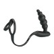Plug vibrant avec Anneaux VIBRA PENIS 8 x 2.4 cm 