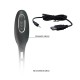 Plug vibrant avec Anneaux VIBRA PENIS 8 x 2.4 cm 