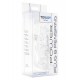 Plug + Cockring Power Duo 9 x 4cm - Anneau 40mm Transparent 