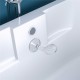Plug Curve Flawless 13 x 4.3cm Transparent 