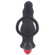 Cockring et plug vibrant Knight 10 x 3.5cm 