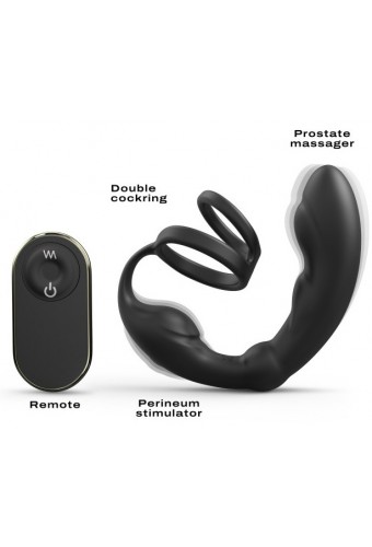 Cockring Plug Vibrant P-Ring Dorcel 9 x 3.7cm 