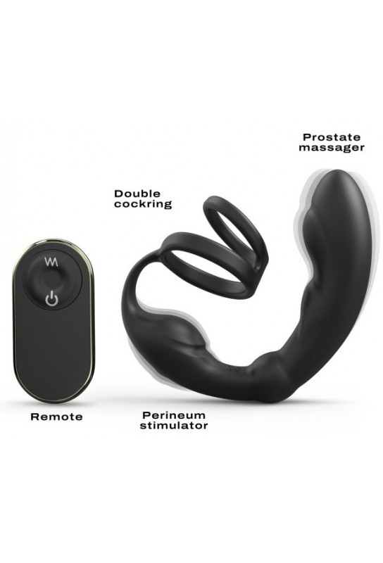 Cockring Plug Vibrant P-Ring Dorcel 9 x 3.7cm 