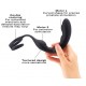 Cockring Plug Vibrant P-Ring Dorcel 9 x 3.7cm 