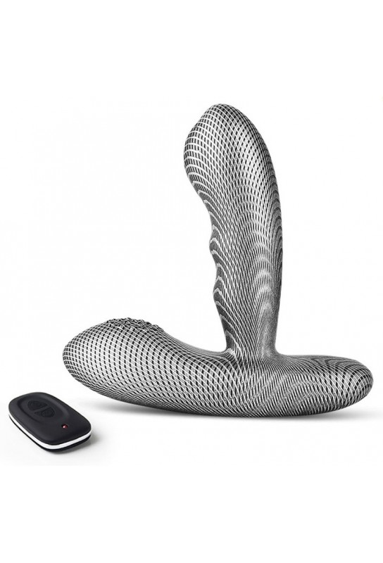 Stimulateur de prostate vibrant Bodi 9 x 3cm Gris 