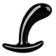 Kit de 3 Plugs Curved Three 11 x 3.5cm Noir 