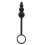 Cockring Plug anal Beads Ring 8.5 x 3.5 cm Noir