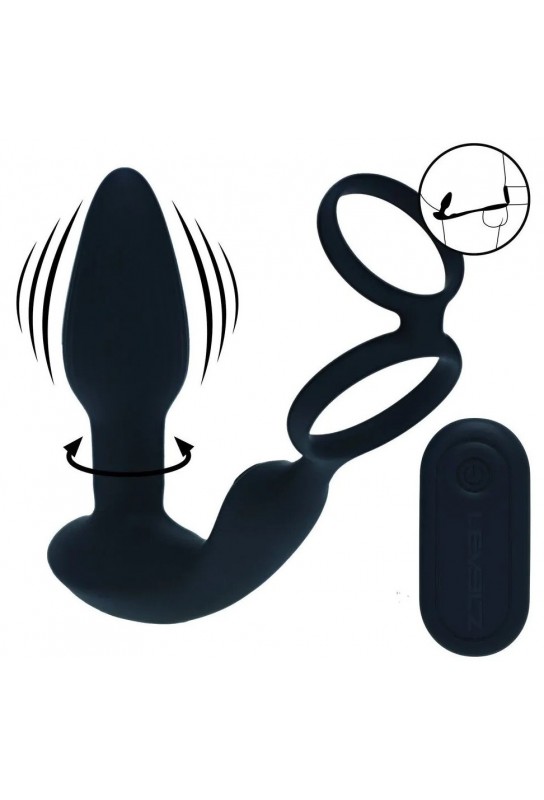 Ballstretcher Plug Dual Vibe 10.5 x 3.8cm 