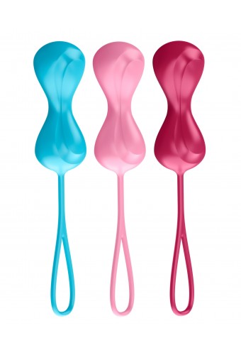 Kit de 3 boules de geisha - 3.4 cm 