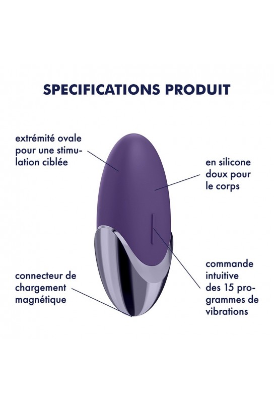 Stimulateur clitoridien Purple Pleasure - Satisfyer 