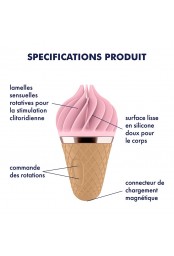 Stimulateur clitoridien Sweet Treat Rose