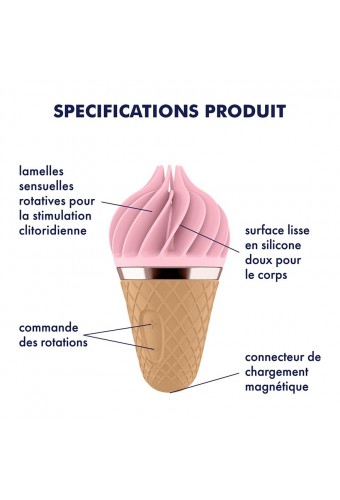 Stimulateur clitoridien Sweet Treat Rose 