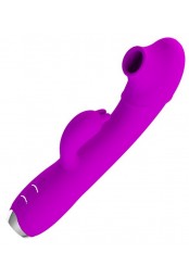 Rabbit à succion Regina Pretty Love 12 x 3.5 cm Violet