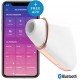 Stimulateur de clitoris connecté Love Triangle Satisfyer Blanc 