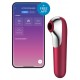 Stimulateur de clitoris + Vibromasseur Dual Love Rouge 
