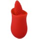 Stimulateur de clitoris Tongue Flower Rouge 
