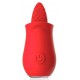 Stimulateur de clitoris Tongue Flower Rouge 