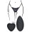 Stimulateur de clitoris télécommandé Panty Angel Noir