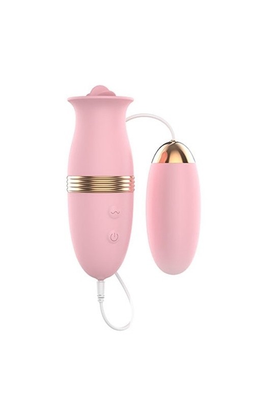Stimulateur de clitoris Lilo Tongue Rose 