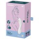 Stimulateur de clitoris connecté Curvy trinity 5+ Satisfyer Blanc 