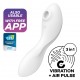 Stimulateur de clitoris connecté Curvy trinity 5+ Satisfyer Blanc 
