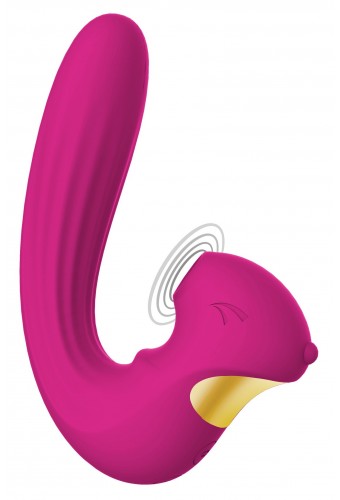 Stimulateur de clitoris et point G Celestial 15cm Violet 