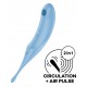 Stimulateur de clitoris Twirling Pro Bleu 
