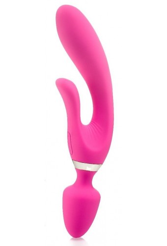 Vibro Wand Three Double 12.5 x 4cm Rose 