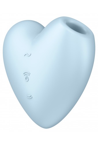 Stimulateur de clitoris Cutie Heart Satisfyer Bleu 