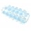 Gaine de pénis perlée Power Stretchy 7cm Bleue