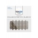 Gaine de pénis perlée Power Stretchy 7cm Grise 