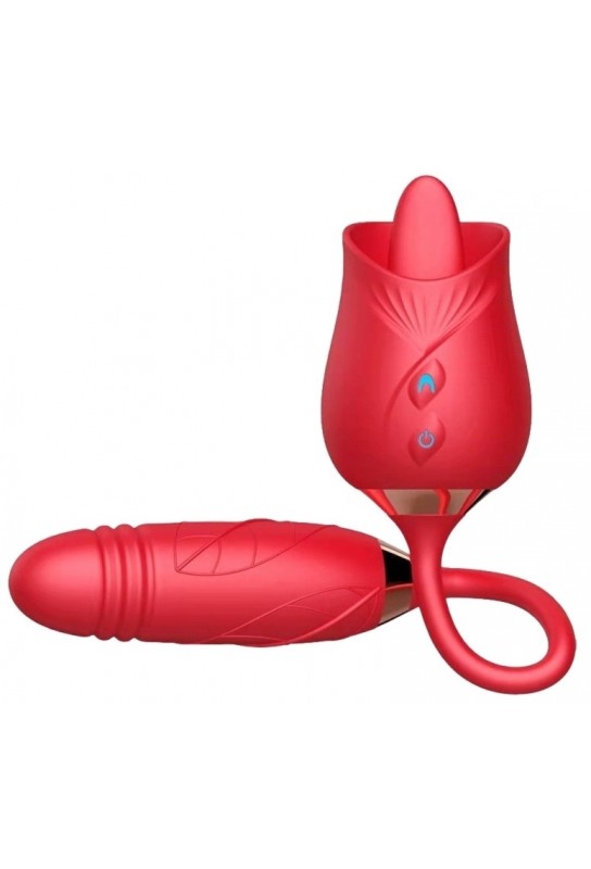 Stimulateur Double Lick Thrust 10 x 3cm 
