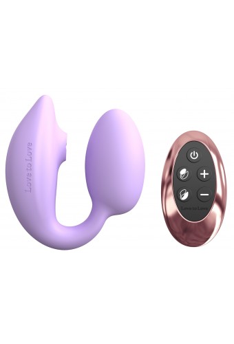 Stimulateur Clitoris et Point G Wonderlover Love to Love Mauve 