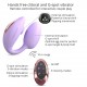 Stimulateur Clitoris et Point G Wonderlover Love to Love Mauve 