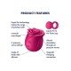 Stimulateur de Clitoris Pro 2 Classic Framboise - Blossom 