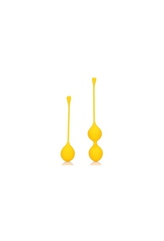 Boules de Kegel en silicone Balls Training Jaunes 