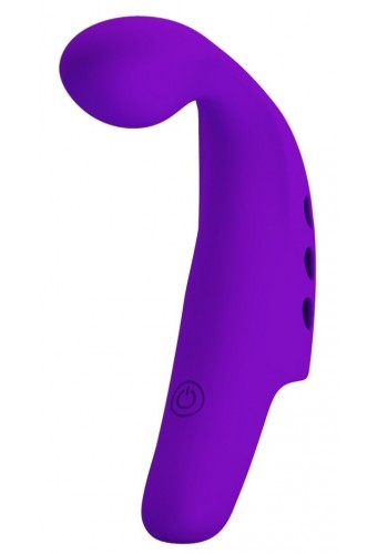 Gaine de Doigt Vibrante Gorgon Pretty Love 10.5 x 2cm Violet 