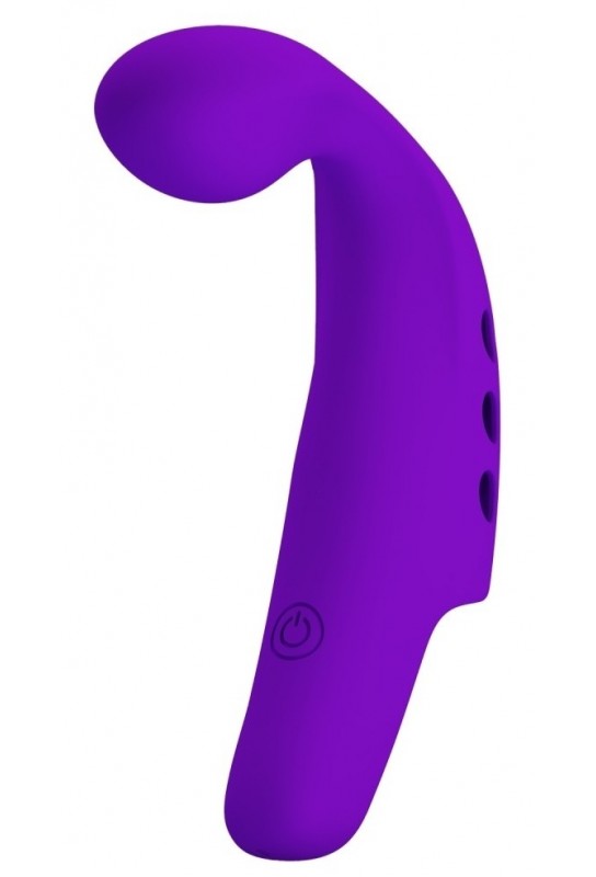 Gaine de Doigt Vibrante Gorgon Pretty Love 10.5 x 2cm Violet 